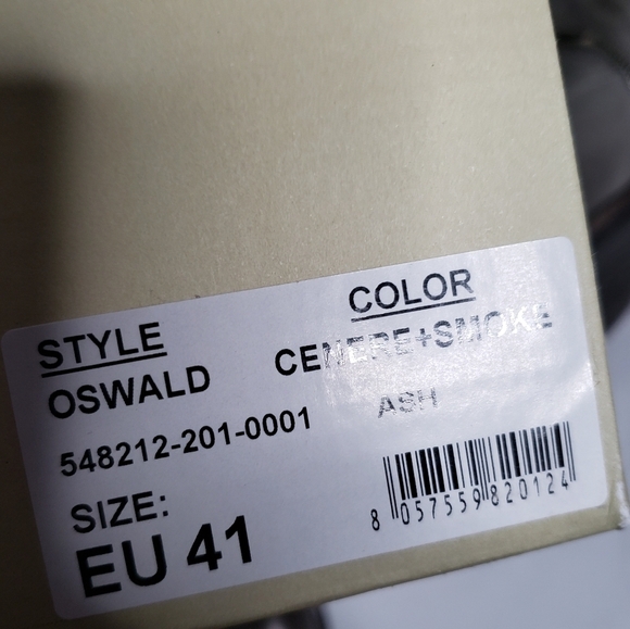 AS 98 Oswald Boots Smoke Size 41 Leather NEW - Picture 5 of 7